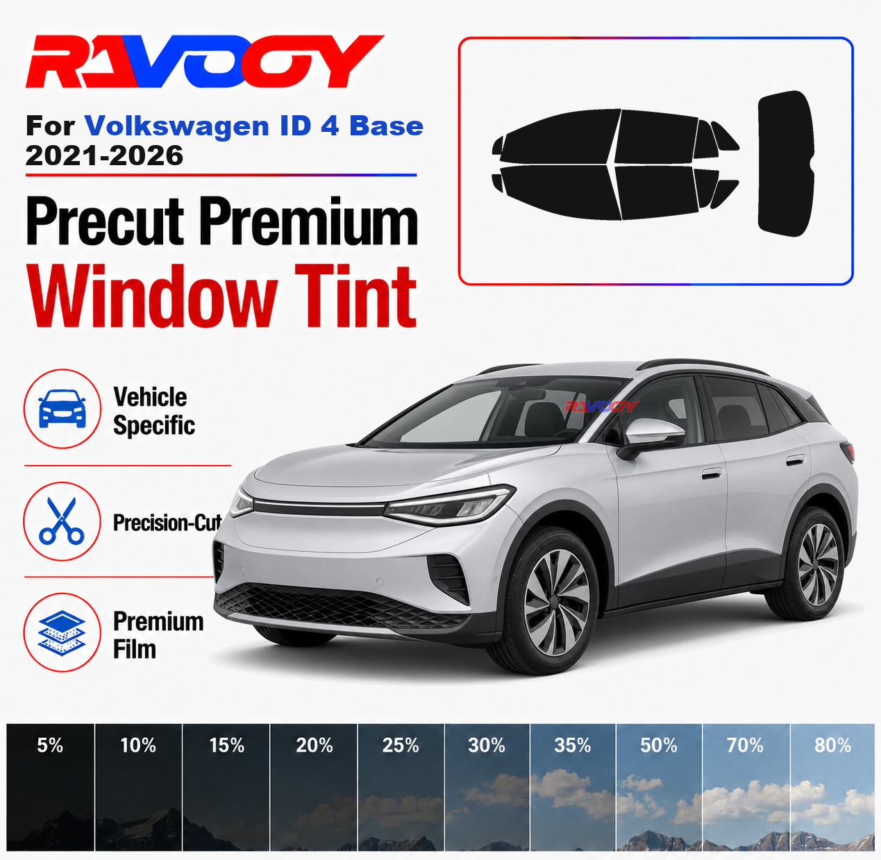 Premium Precut Window Tint Kit - Privacy Screen Protector avis et prix