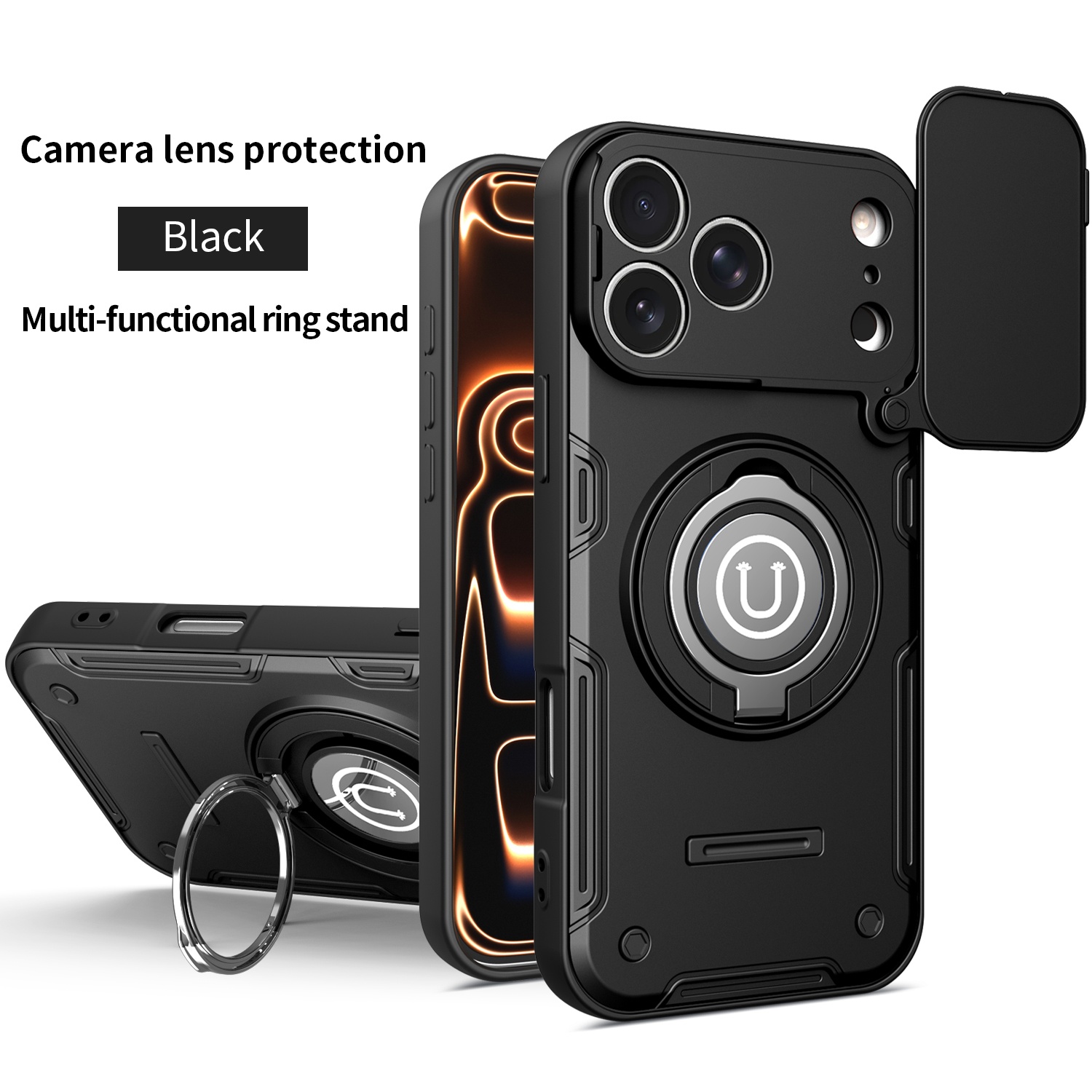 Shockproof Power Slide Camera  - Camera Lens Protector avis et prix
