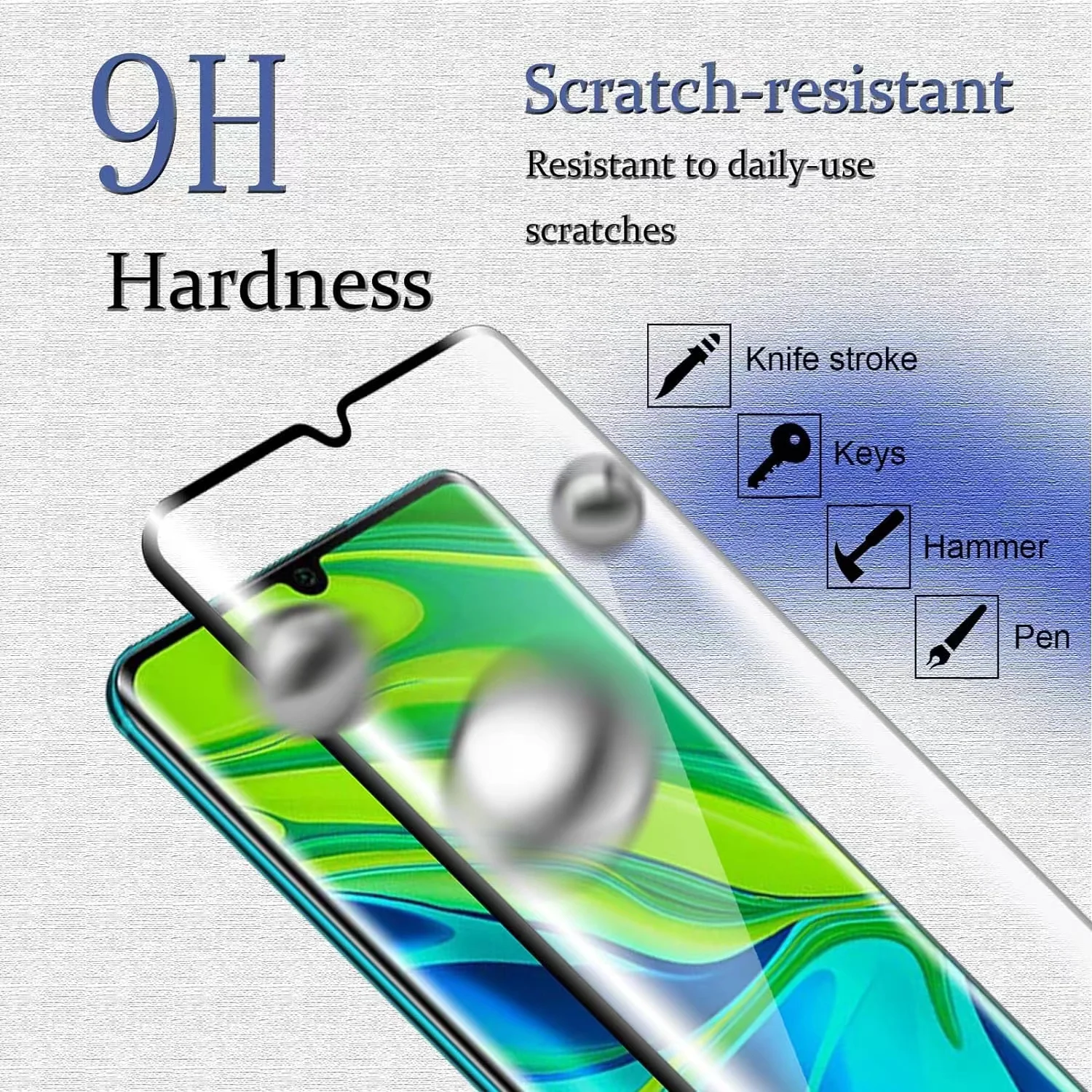 6IN1 For Xiaomi Mi 10 Glass Mi - Curved Edge Screen avis et prix