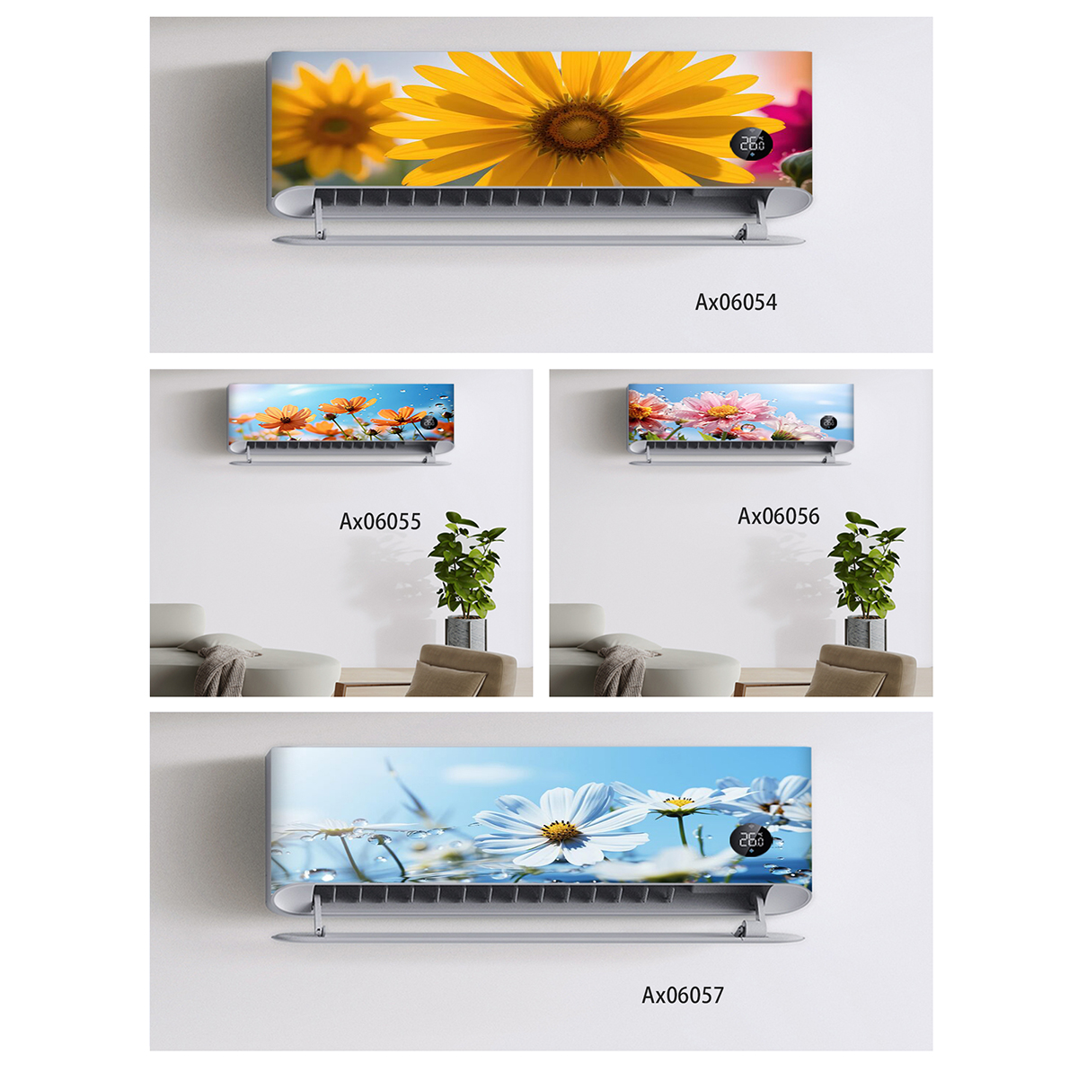 Fresh Sky Sunflower Gerbera Da - Full Cover Adhesive avis et prix