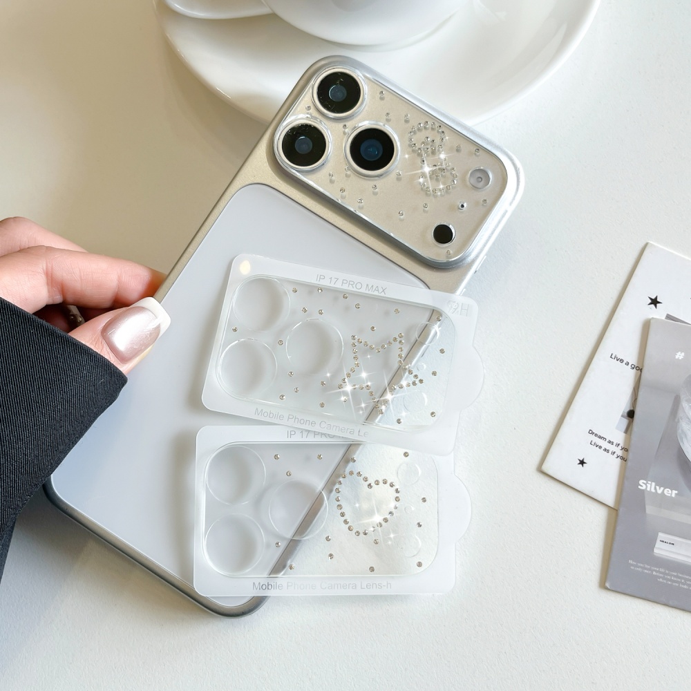 Luxuruy Diamond 3D Heart Glass - Camera Lens Protector avis et prix