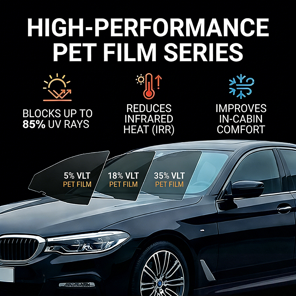 2m/5m 5/18/35 Percent VLT Car  - Glass Protector Auto avis et prix