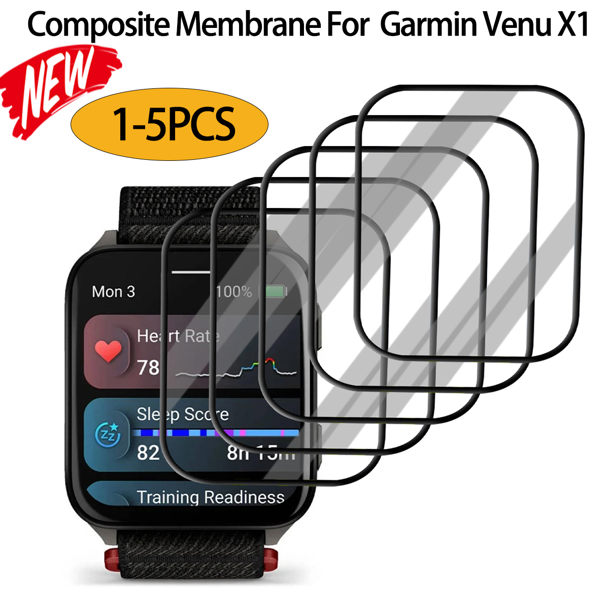 Anti-scratch Film For Garmin V - Curved Edge Screen avis et prix