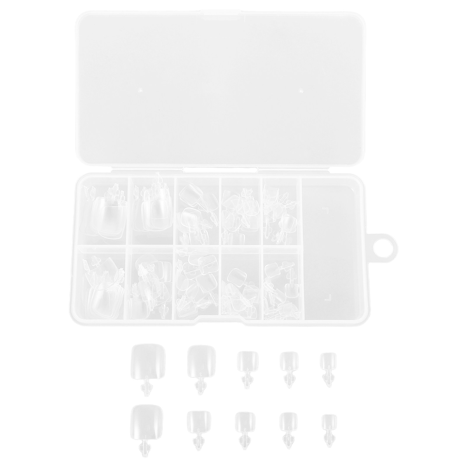 100Pcs Full Cover Toenail Tips - Full Cover Adhesive avis et prix