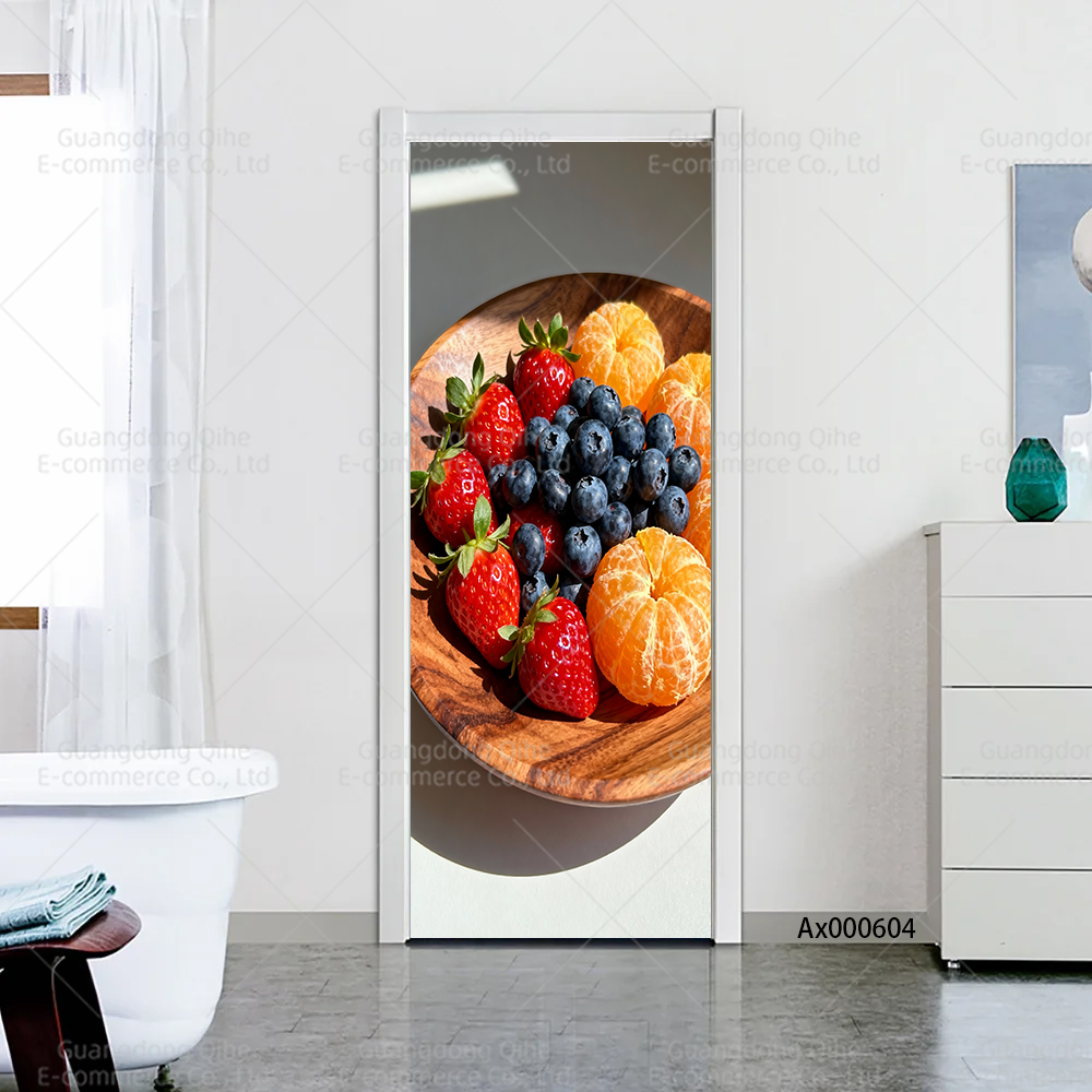 Bright Berry Mix Kitchen Door  - Full Cover Adhesive avis et prix