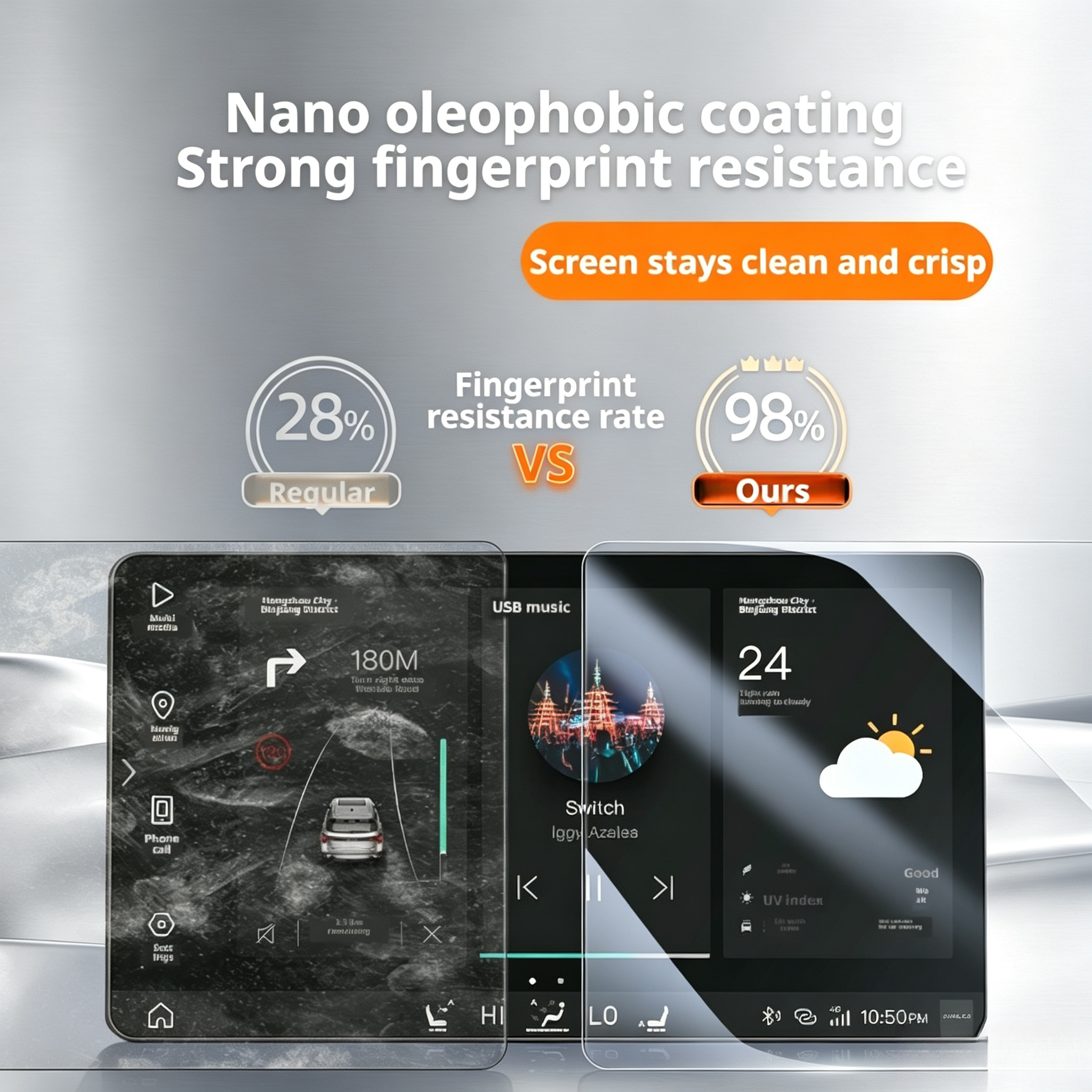 For BYD Song Pro DM-i Sealion  - Tempered Glass Screen 9H avis et prix