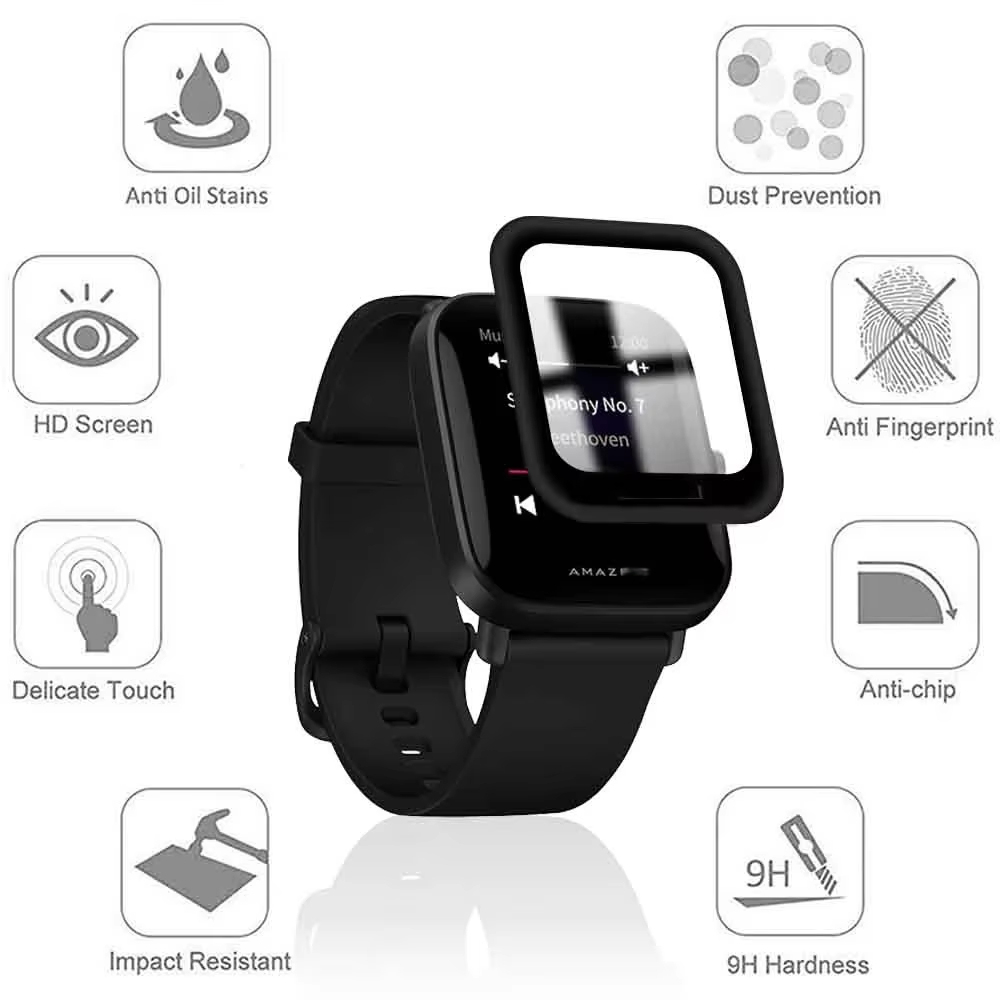 1-6 PCS Screen Protector Film  - Curved Edge Screen avis et prix