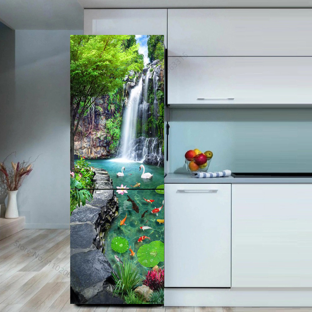 Seaside Beach Fridge Sticker D - Full Cover Adhesive avis et prix