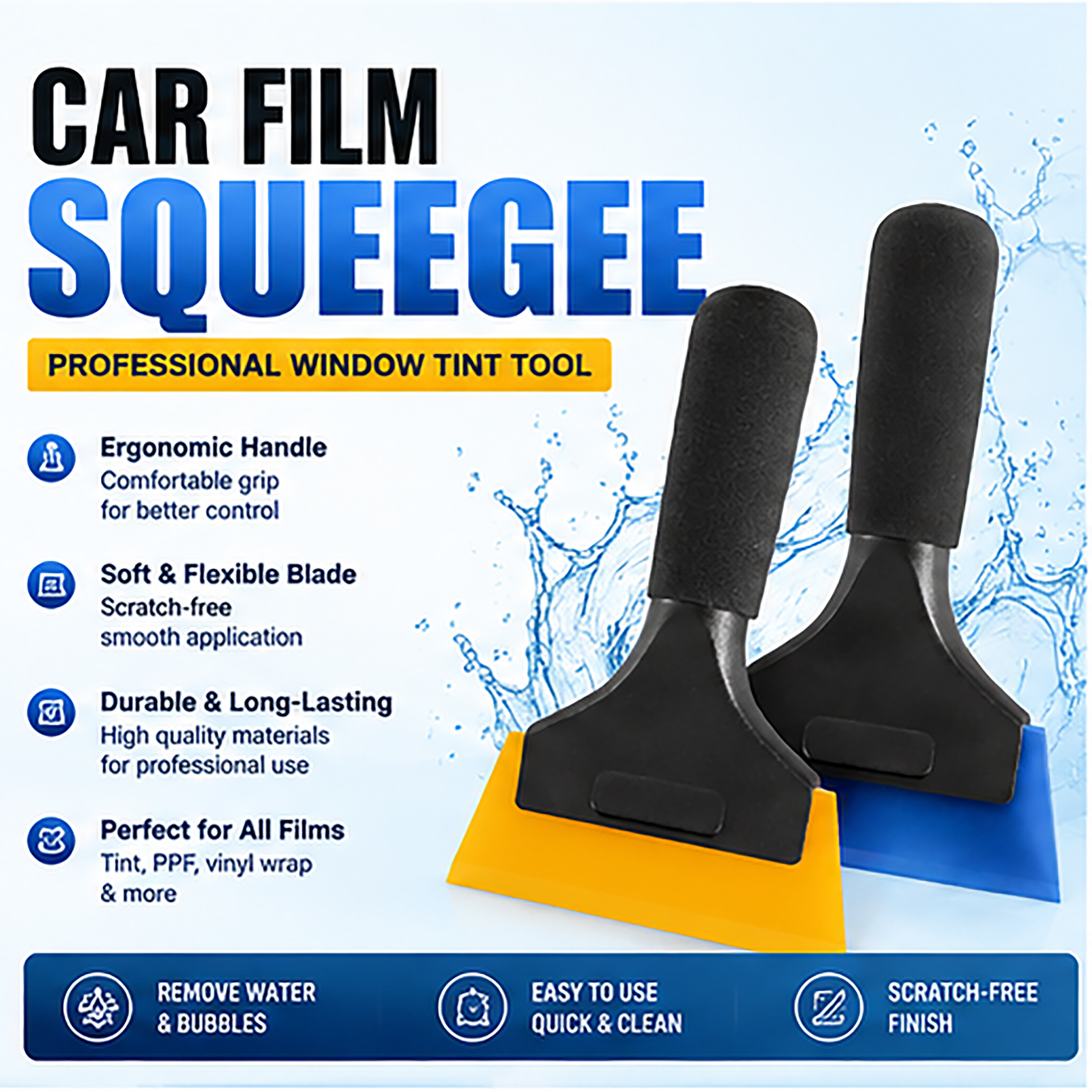 Car Anti Scratch Vinyl Wrap Sq - Air Bubble Remover avis et prix