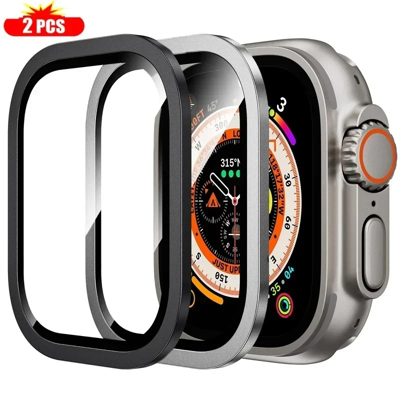 2PCS Tempered Glass for Apple  - Smartwatch Screen Film avis et prix