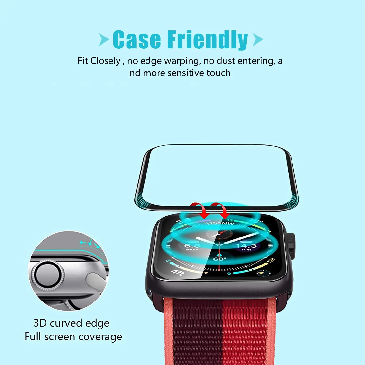 Screen Protector 3D Tempered F - Smartwatch Screen Film avis et prix