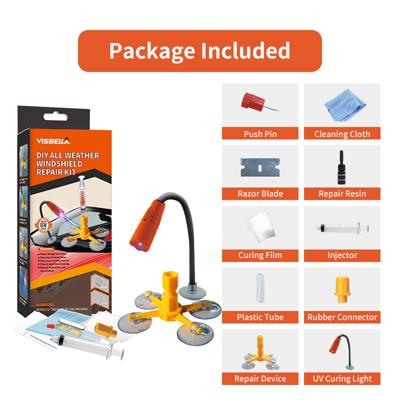 Visbella Car Windshield Repair - Liquid Uv Glue Kit avis et prix