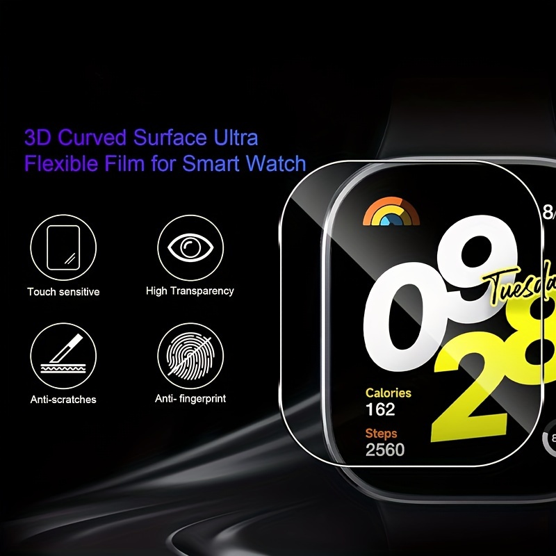 3-5Pcs Premium Tempered Glass  - Smartwatch Screen Film avis et prix