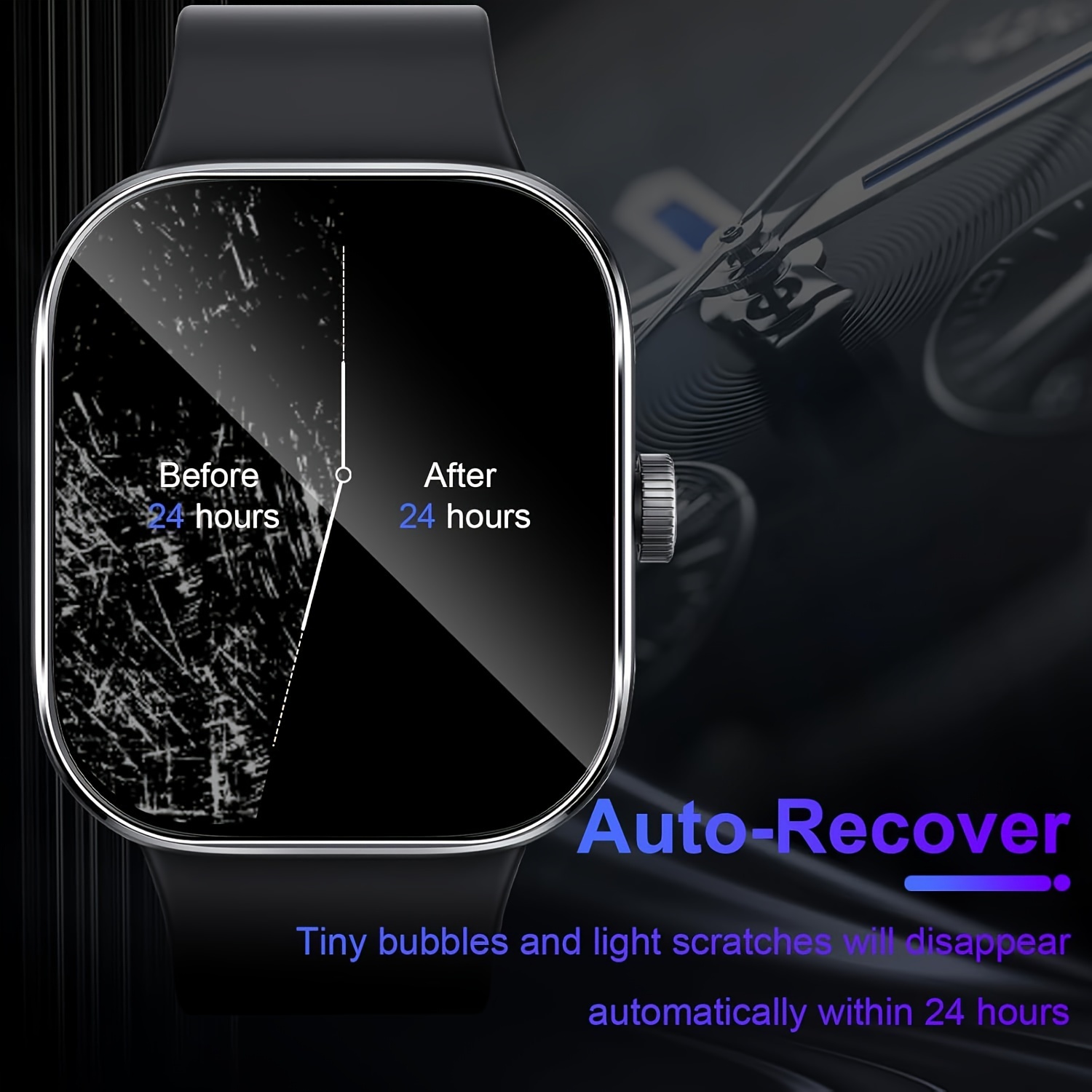 3-5Pcs Premium Tempered Glass  - Smartwatch Screen Film avis et prix