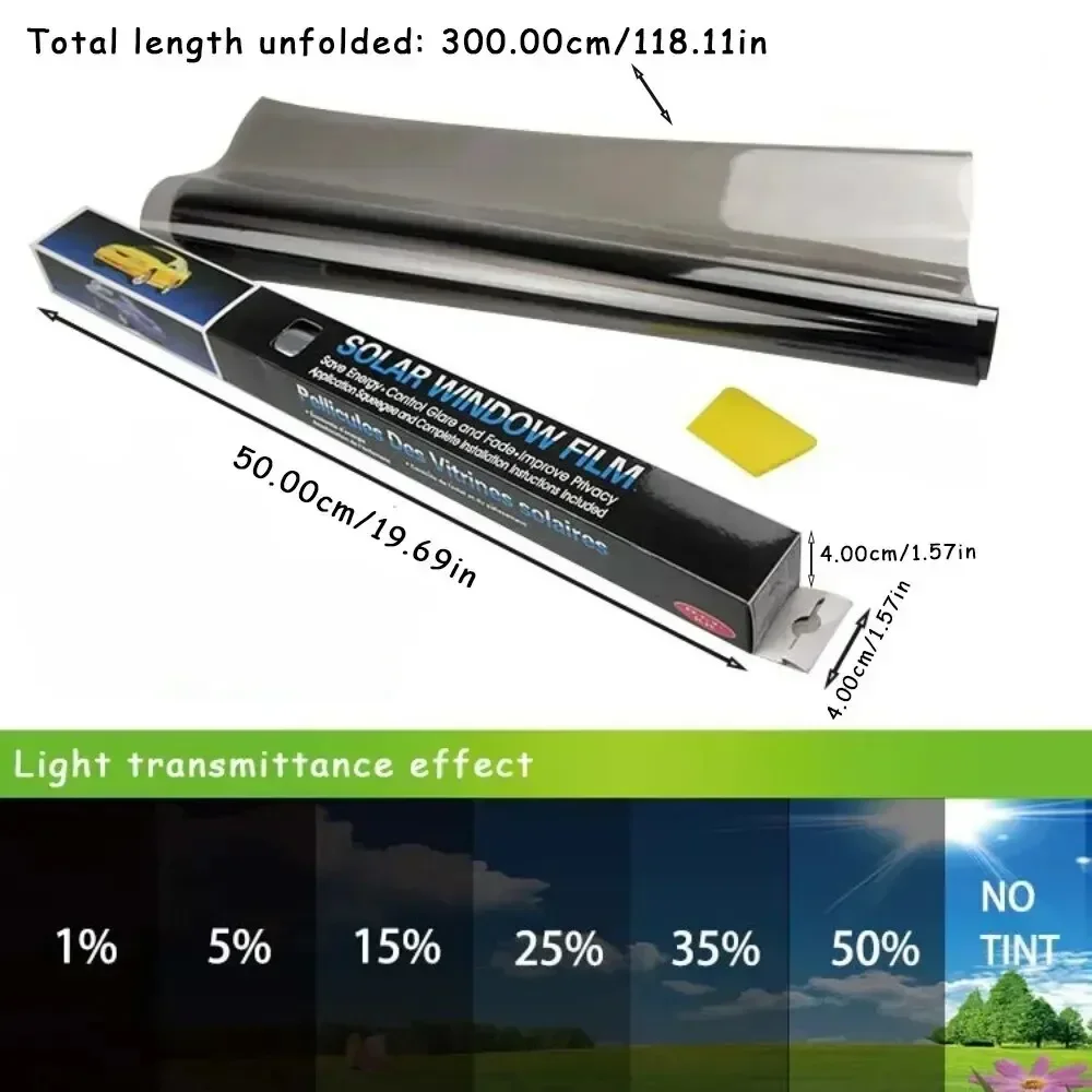 3Mx50CM VLT Black Car Window F - Glass Protector Auto avis et prix