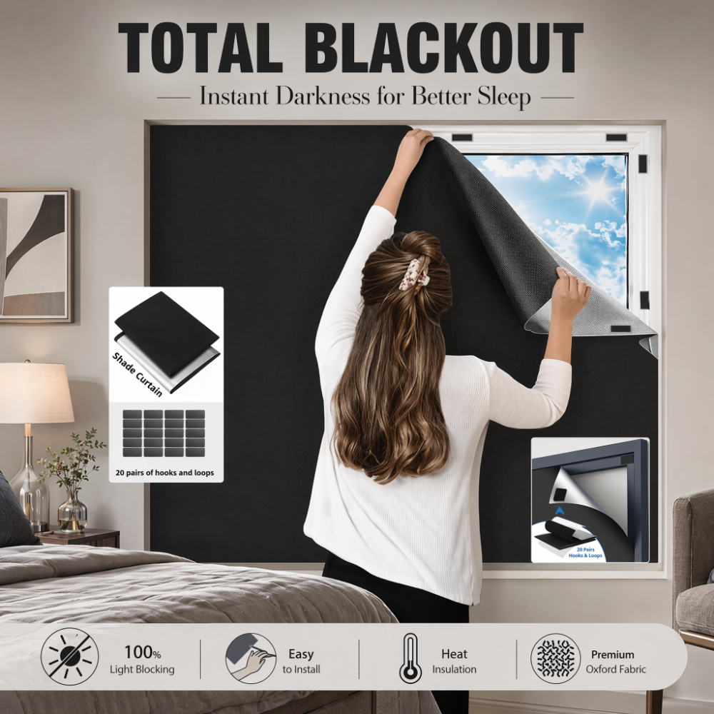 100% Blackout Curtain Darkest  - Privacy Screen Protector avis et prix