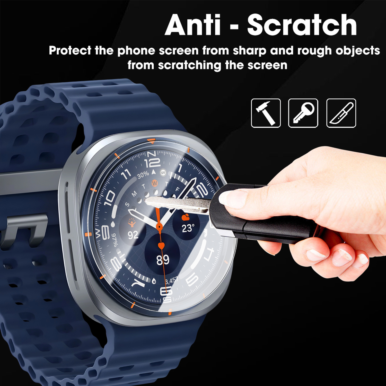 For Samsung Galaxy Watch Ultra - Glass Protector Auto avis et prix