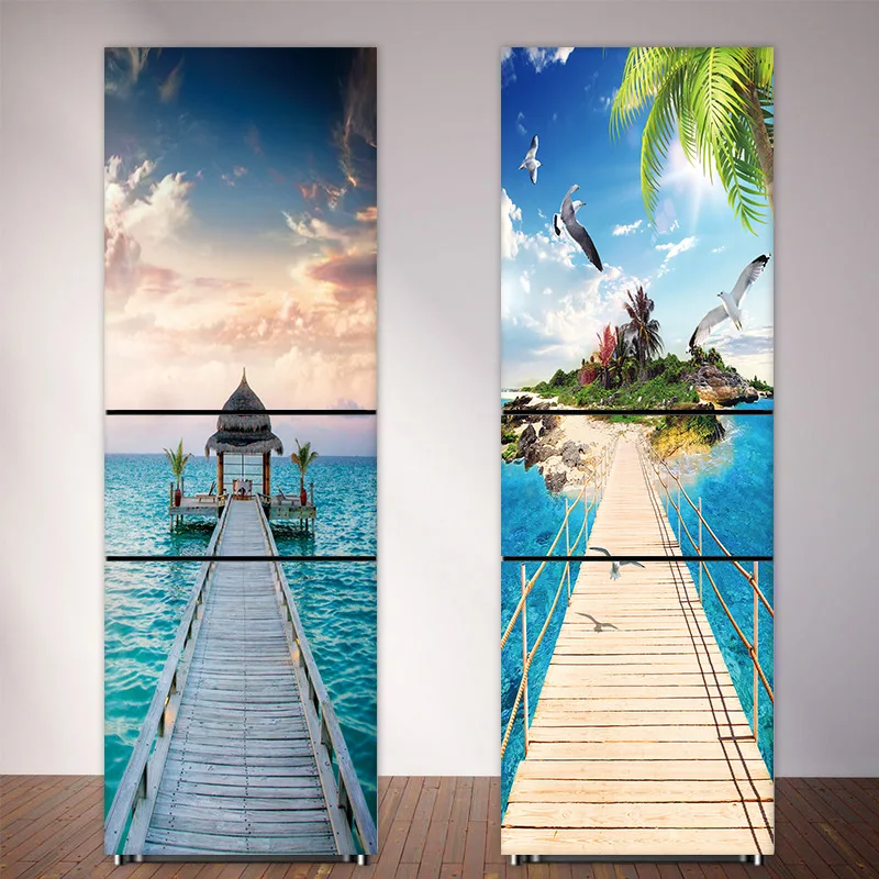Seaside Beach Fridge Sticker F - Full Cover Adhesive avis et prix