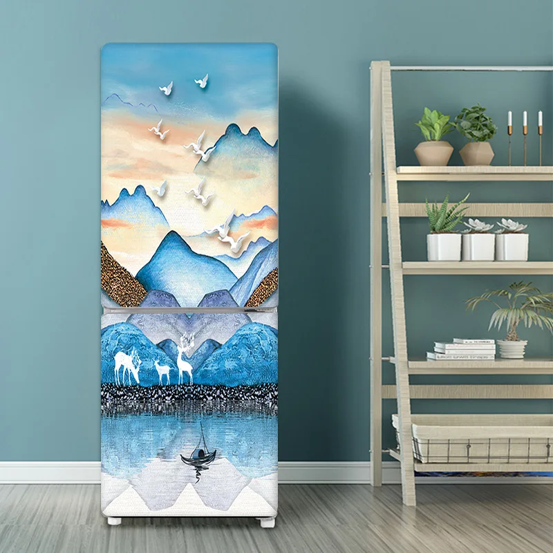 Seaside Beach Fridge Sticker F - Full Cover Adhesive avis et prix