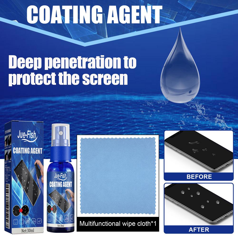 30ml for Jue-Fish Phone Screen - Oleophobic Coating Spray avis et prix