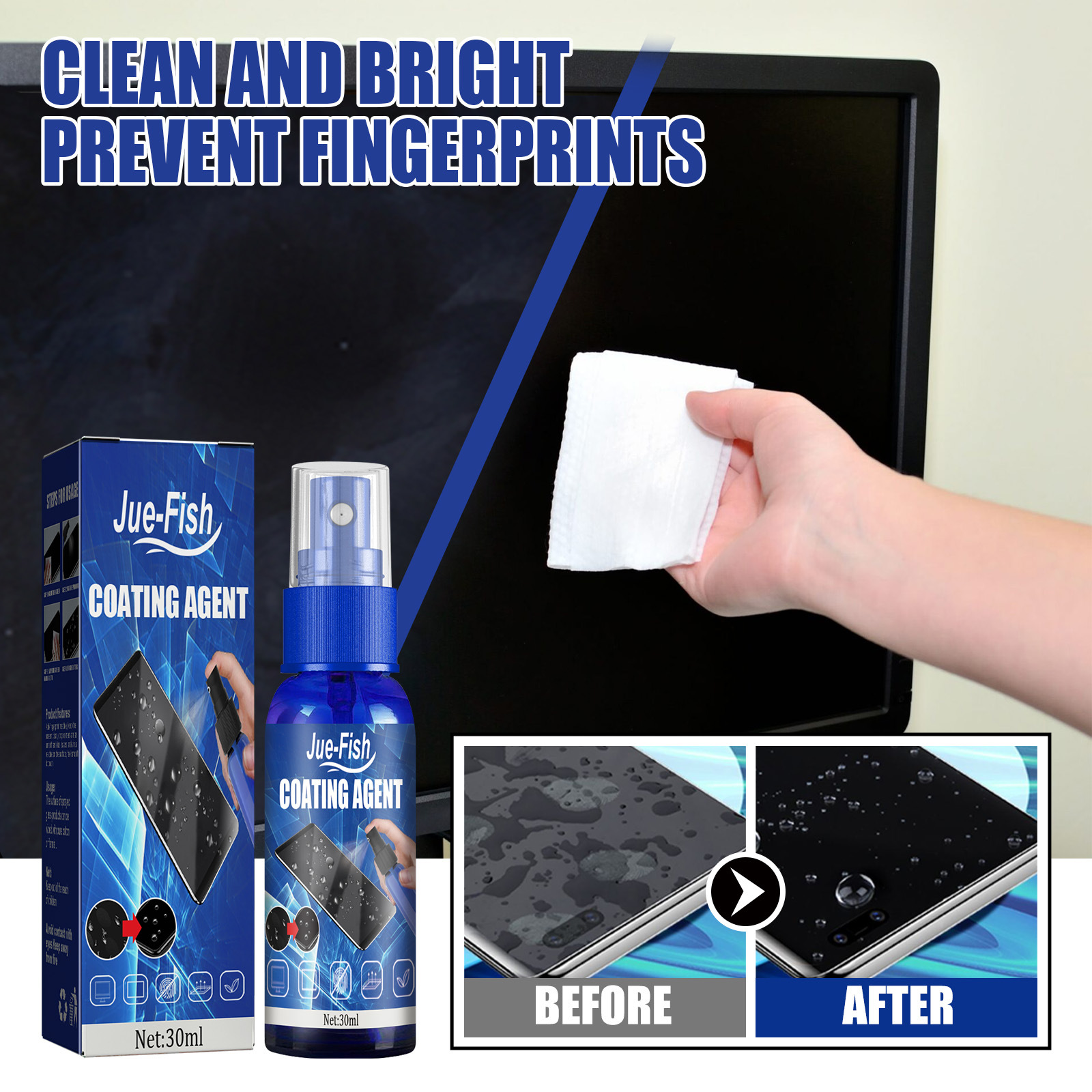 Liquid Screen Protector Spray  - Oleophobic Coating Spray avis et prix