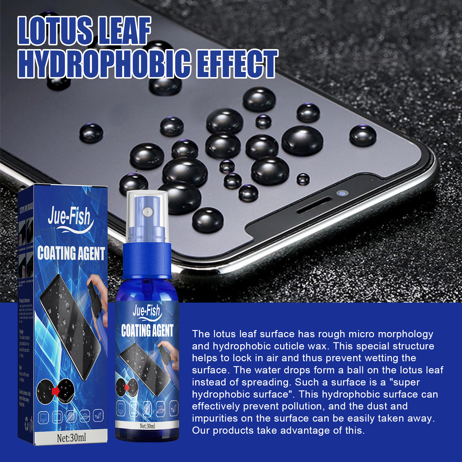 Liquid Screen Protector Spray  - Oleophobic Coating Spray avis et prix