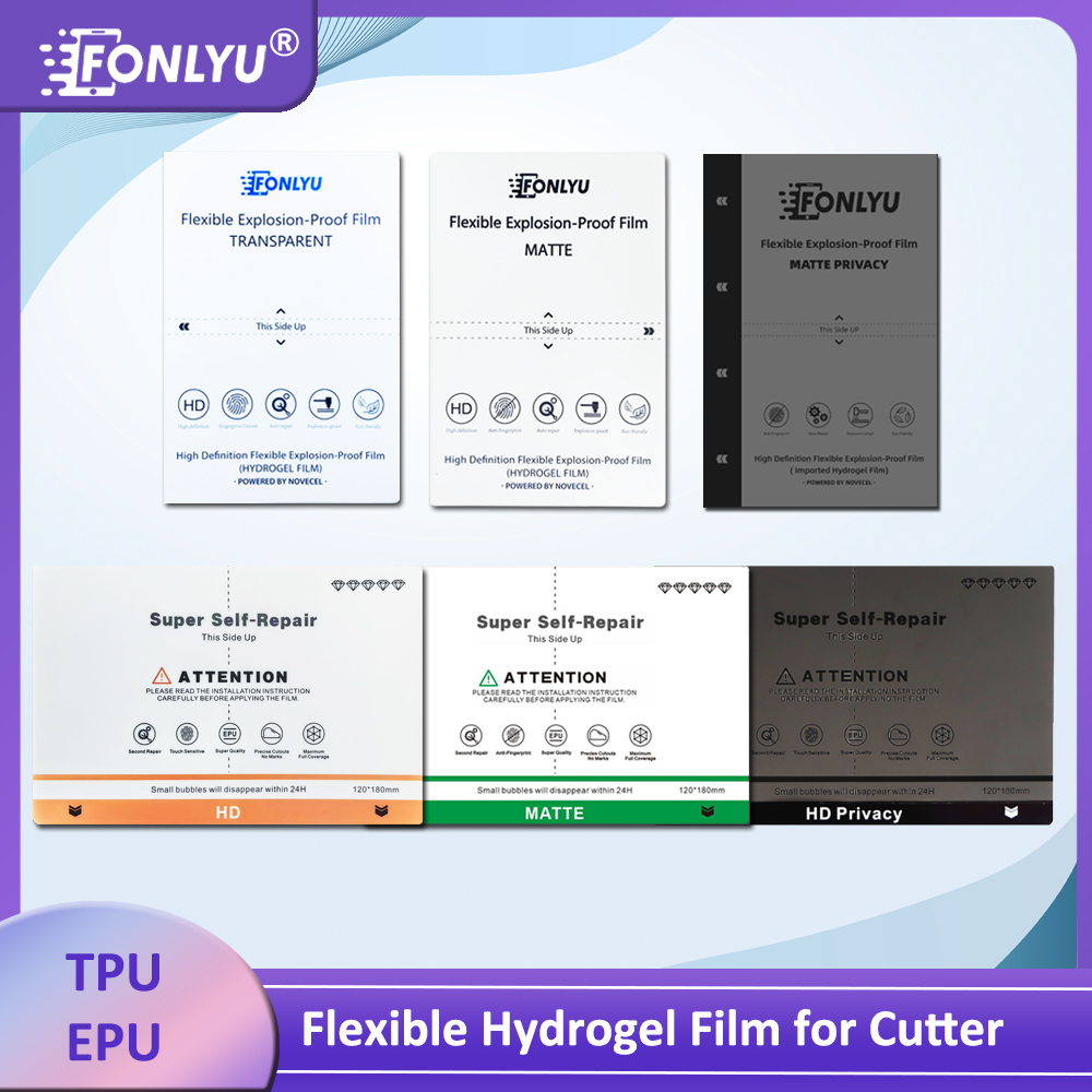 FONLYU 50pc Universal HD Matte - Screen Protector Cutter avis et prix