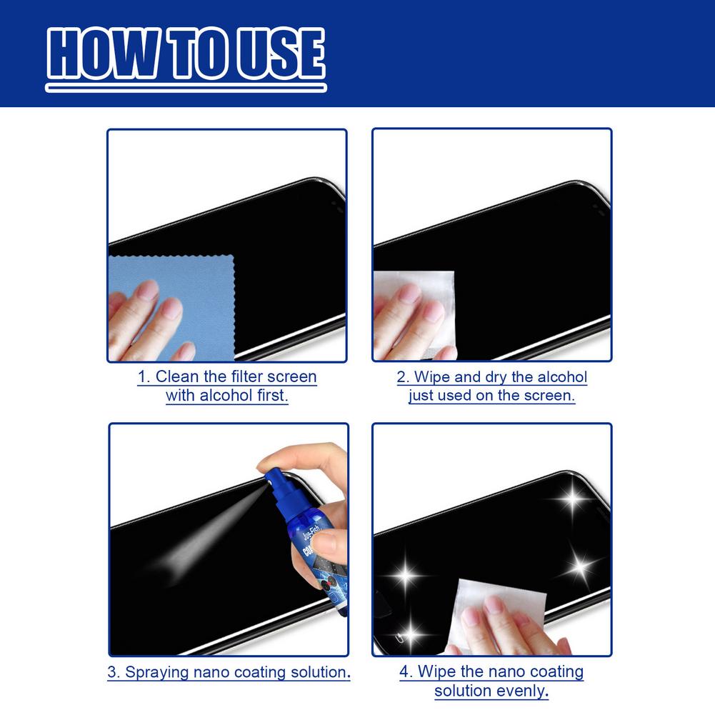Liquid Screen Protector Spray  - Oleophobic Coating Spray avis et prix