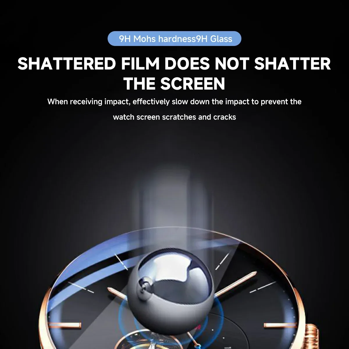 26-46mm Universal Tempered Gla - Smartwatch Screen Film avis et prix