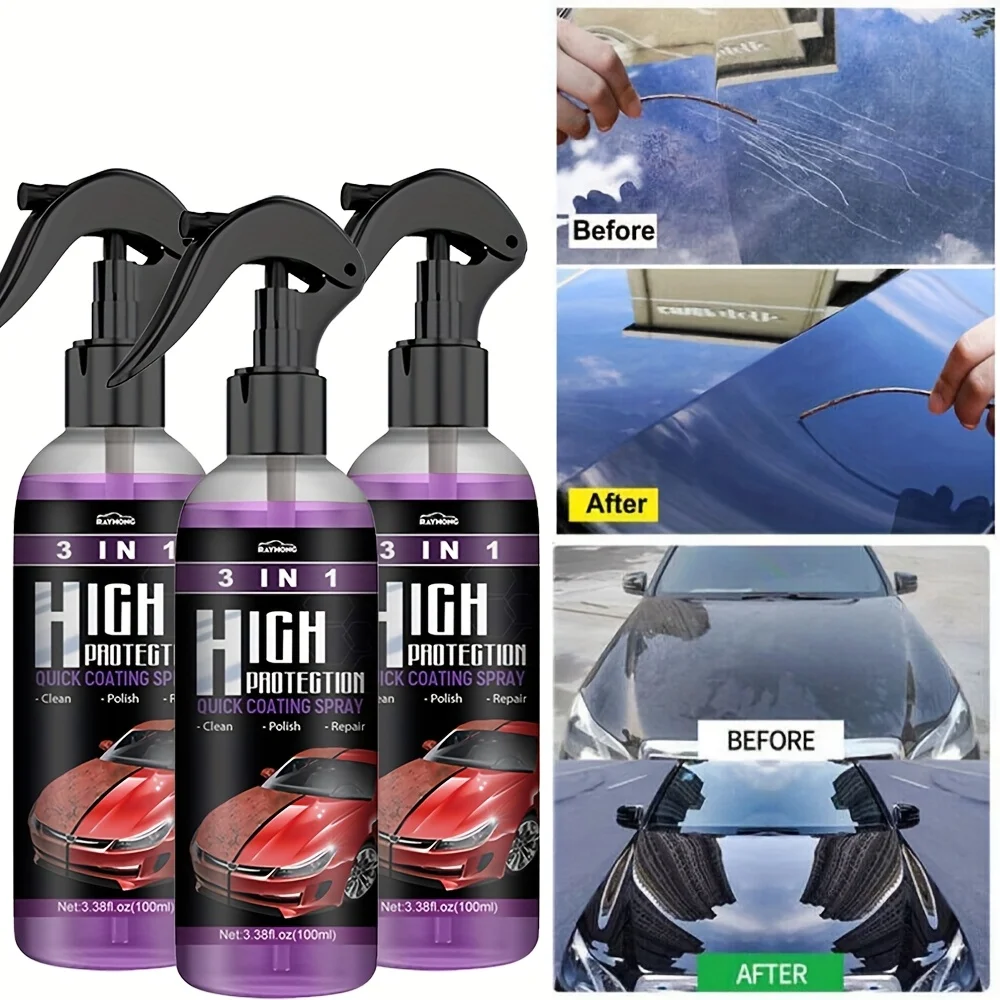 3 in 1 Car Ceramic Liquid Coat - Nano Liquid Coating avis et prix