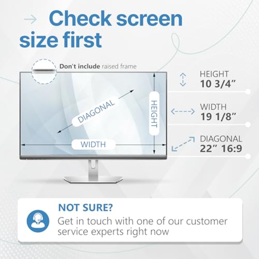 2 Pack 22 Inch 16:9 Privacy Sc - Privacy Filter 2Pack avis et prix