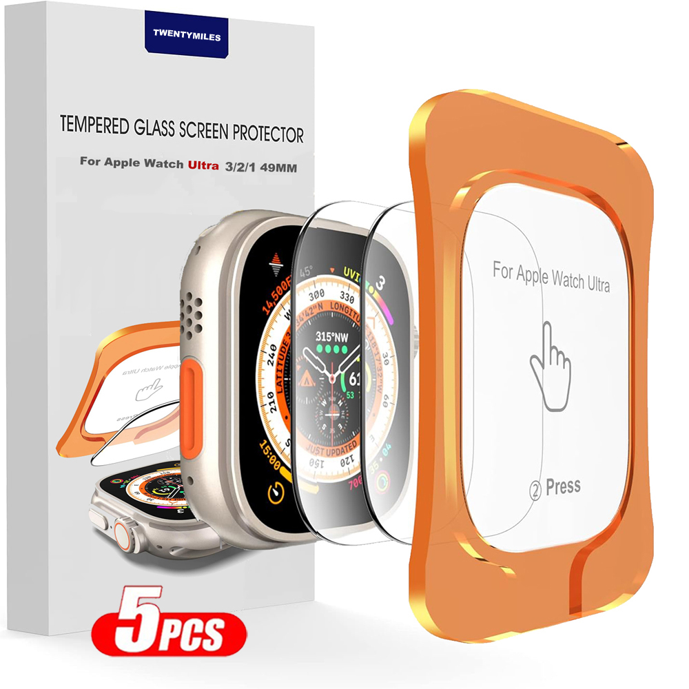 Tempered Glass For Apple Watch - Screen Alignment Tool avis et prix