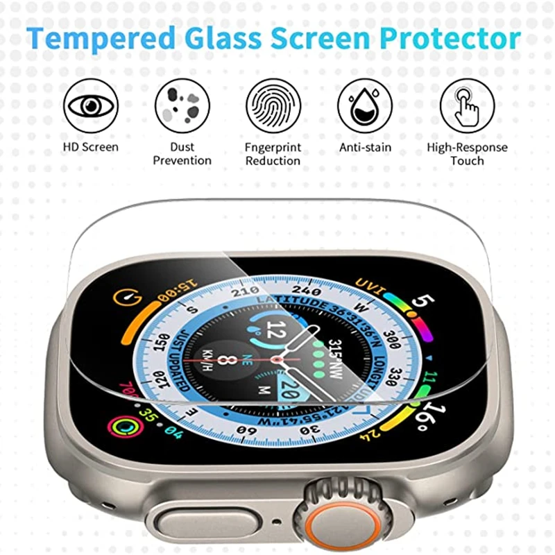 Tempered Glass for Apple Watch - Screen Alignment Tool avis et prix