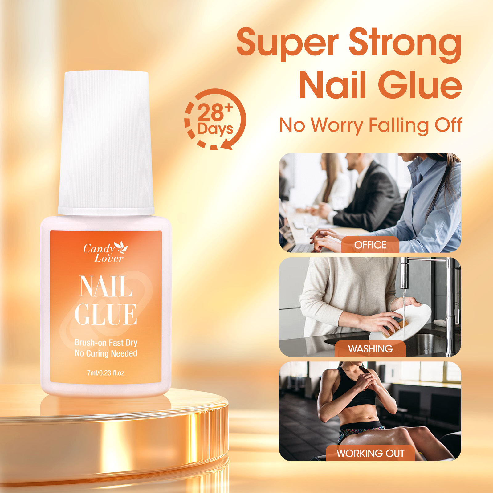 Super Strong Nail Glue Remover - Liquid Uv Glue Kit avis et prix