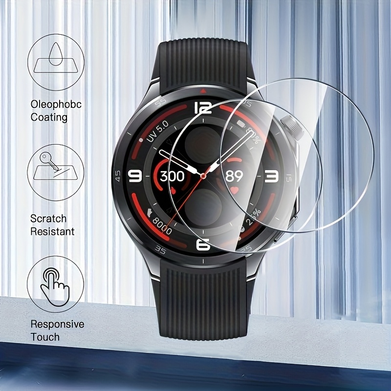 3PCS 9H Tempered Glass Screen  - Smartwatch Screen Film avis et prix