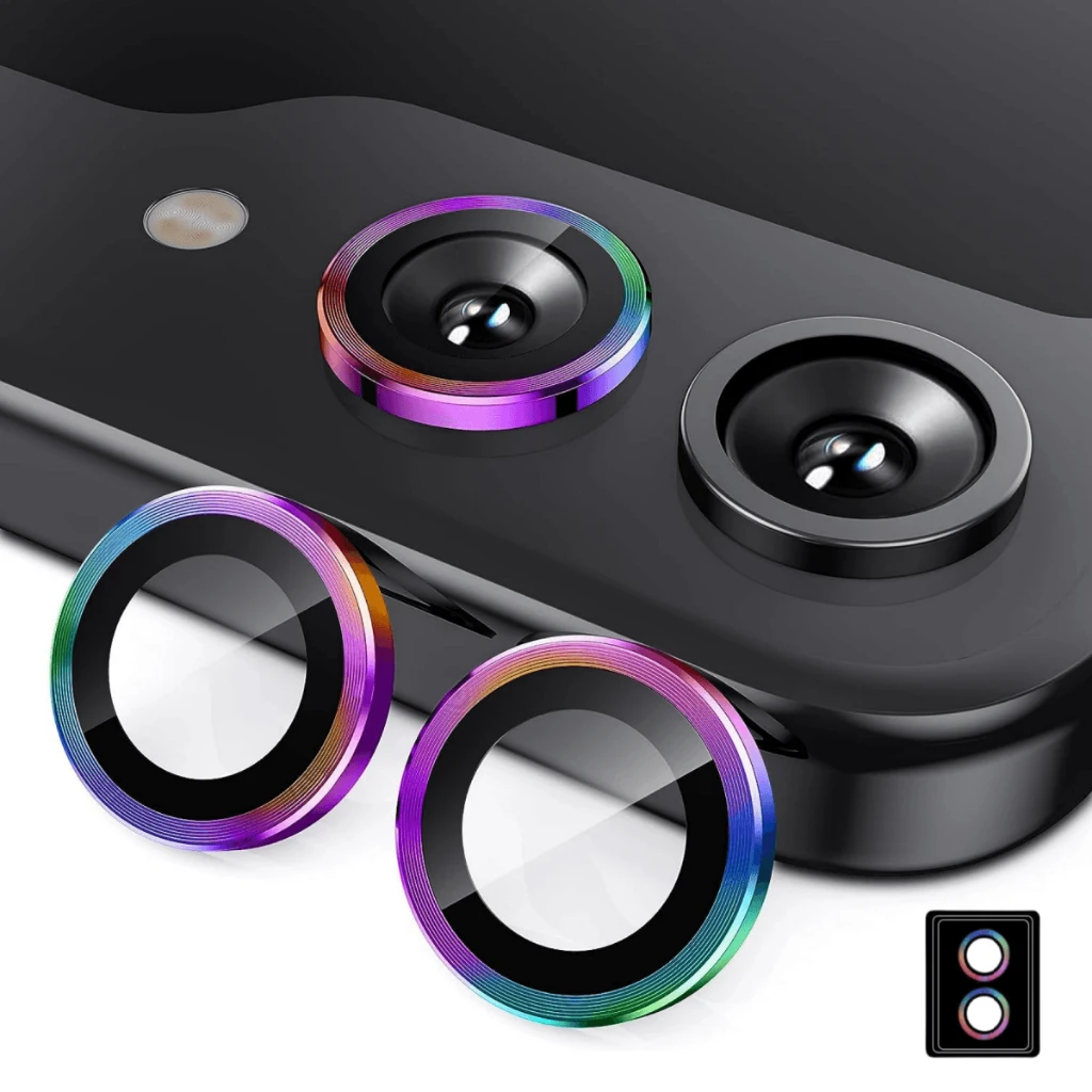 Metal Camera Lens Protector Fo - Tempered Glass Screen 9H avis et prix