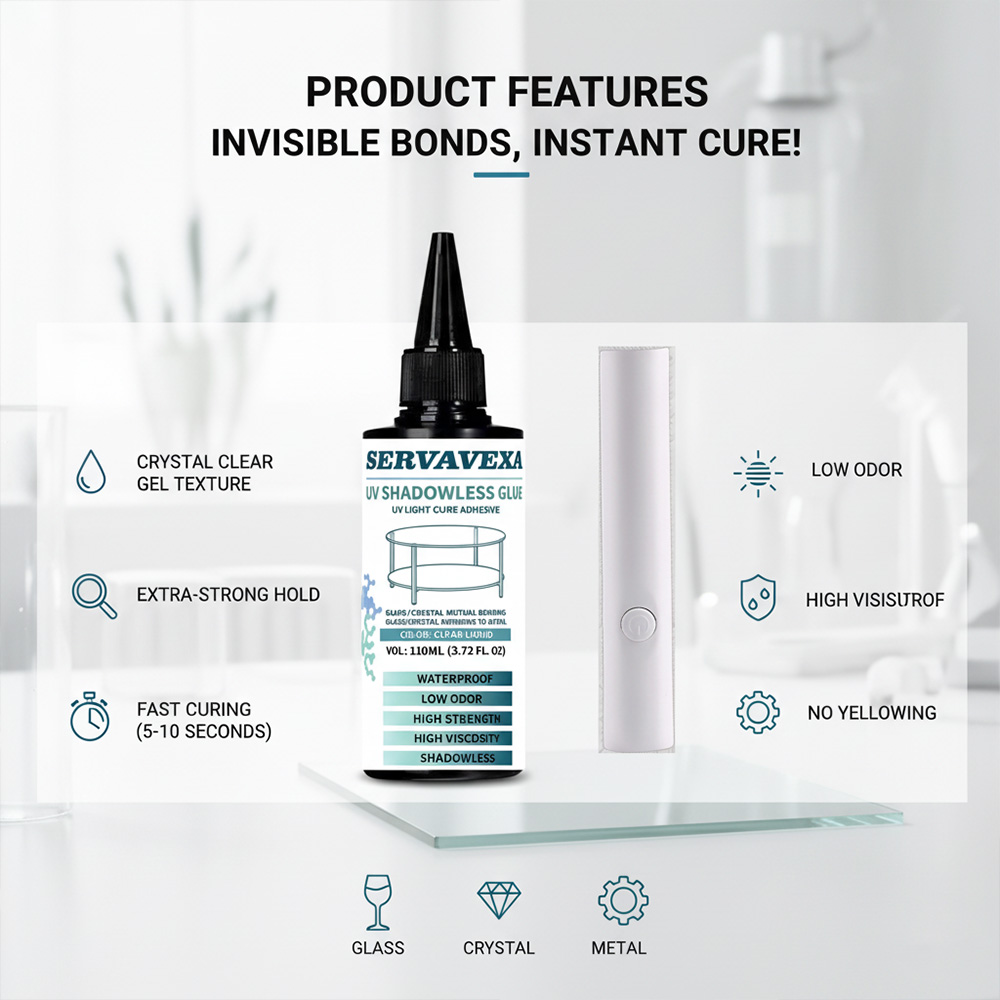 SERVAVEXA 110ml UV Light Cure  - Liquid Uv Glue Kit avis et prix